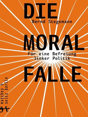 cover image of Die Moralfalle